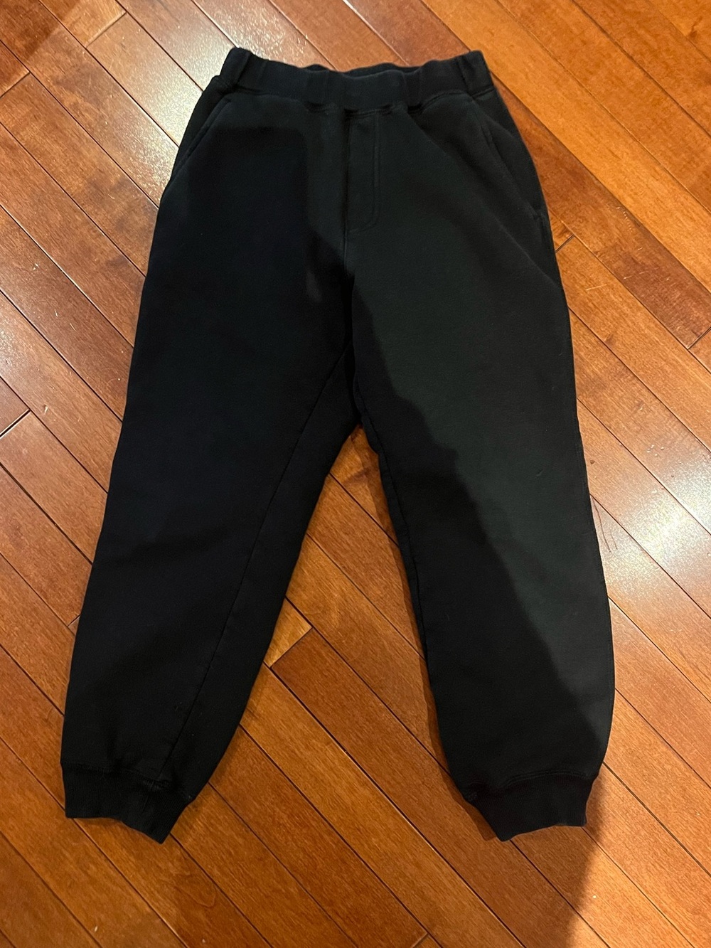Uniqlo Kids Black Jogger fleece lined Sweatpants